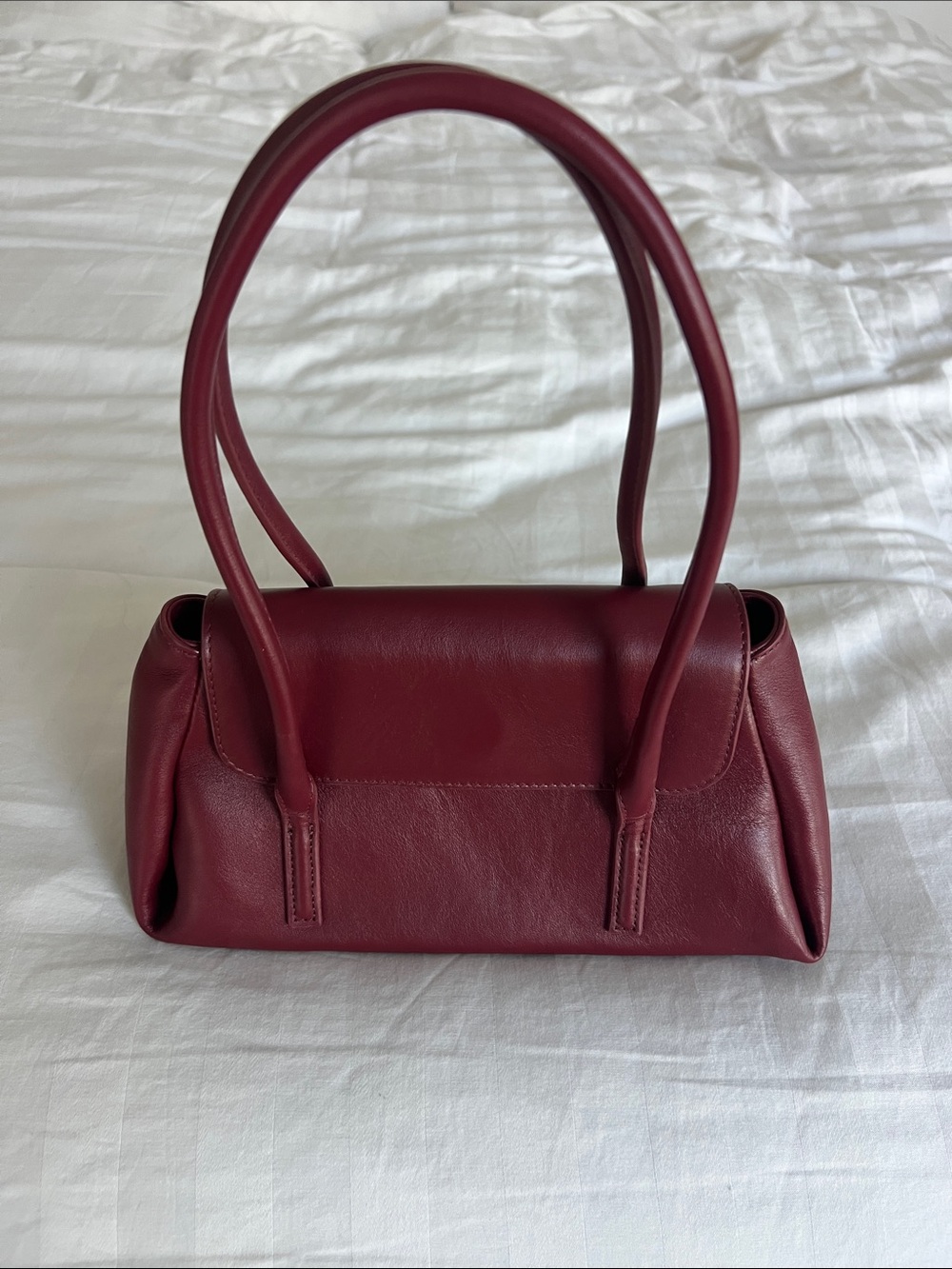 Reformation Small Caterina Top Handle Bag in Cremisi - Sold Out